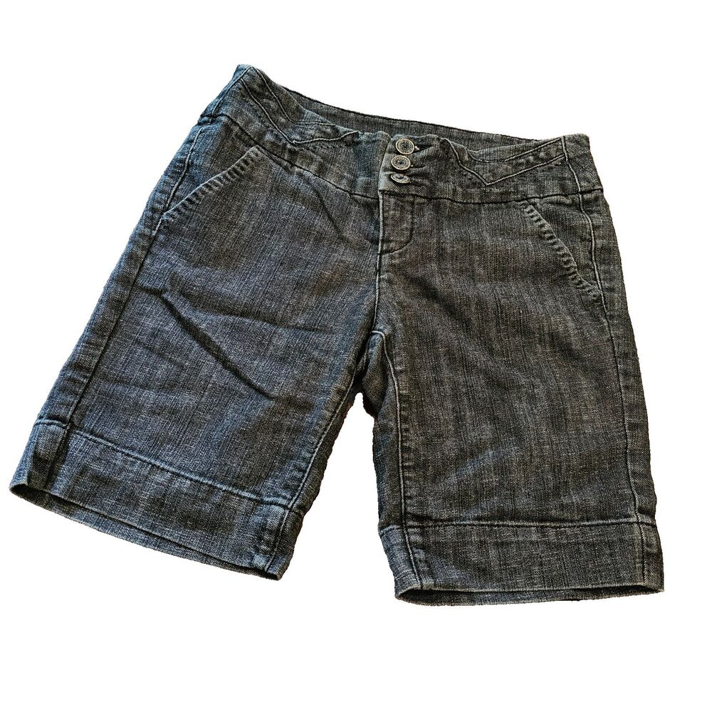 ARDEN B Y2K Size 8 Shorts Gray Bermuda Casual Business Travel Workwear Career